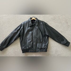 Beverly Hills Leather Club Men’s Jacket Large Great Condition Genuine Leather